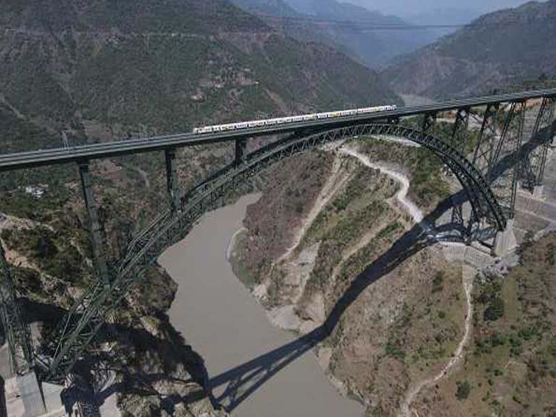 J&K: In Reasi, the world’s tallest arch train bridge, Indian Railways rolls out its wheels.