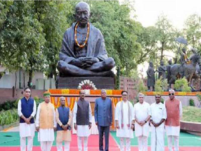At Parliament House, VP Dhankhar inaugurates “Prerna Sthal.”