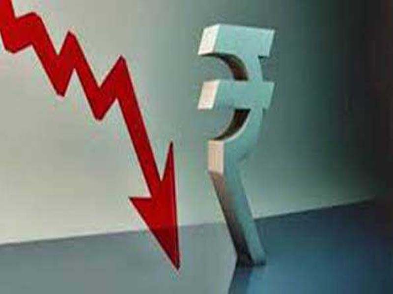 Rupee declines by 10 paise versus the USD