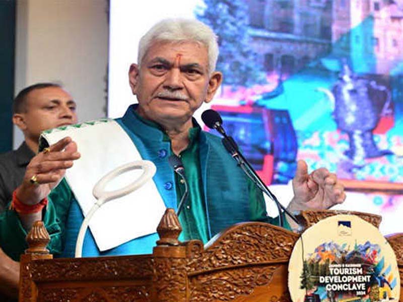 Foreign tourism to J&K has increased by 300 percent since the pandemic: Sinha