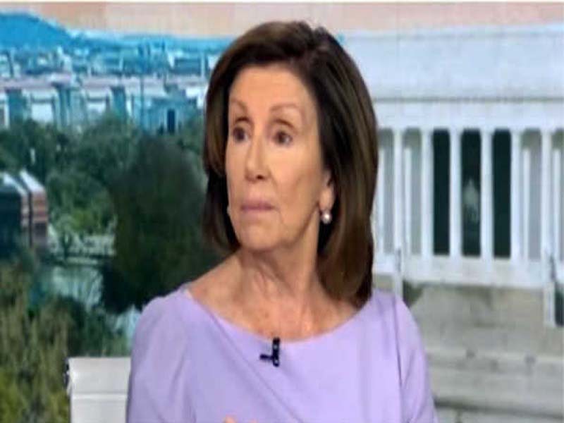 Pelosi states that Biden must determine whether to run for president.