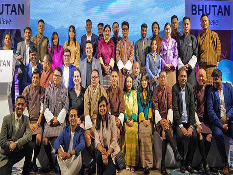 Bhutan travels around Indian cities in order to promote summer travel.
