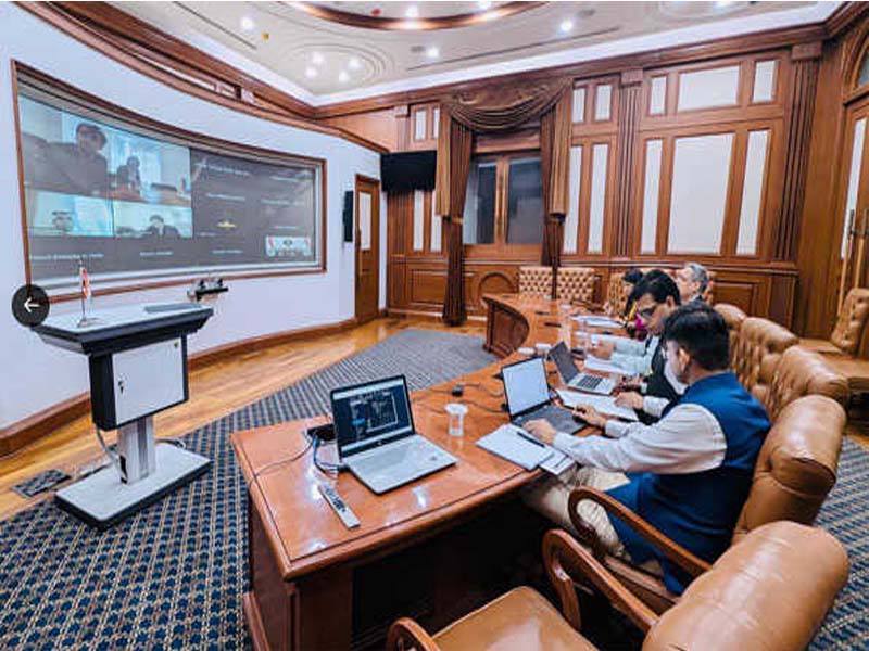 Second virtual trilateral meeting between France, India, and the UAE