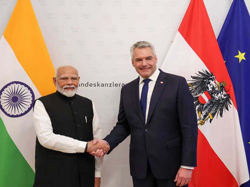 While speaking with the Austrian Chancellor about Ukraine, Prime Minister Modi emphasizes that issues cannot be resolved in combat.