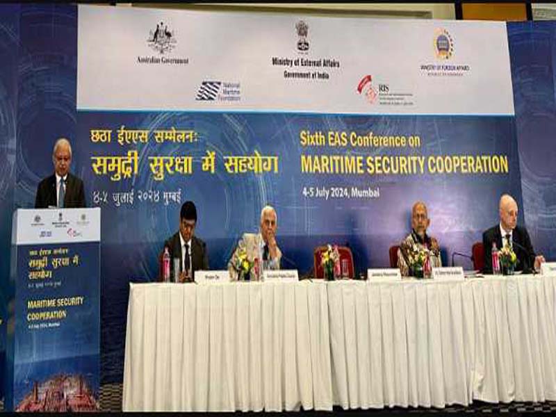 Maritime Security Cooperation’s Sixth EAS Conference is being hosted in India.