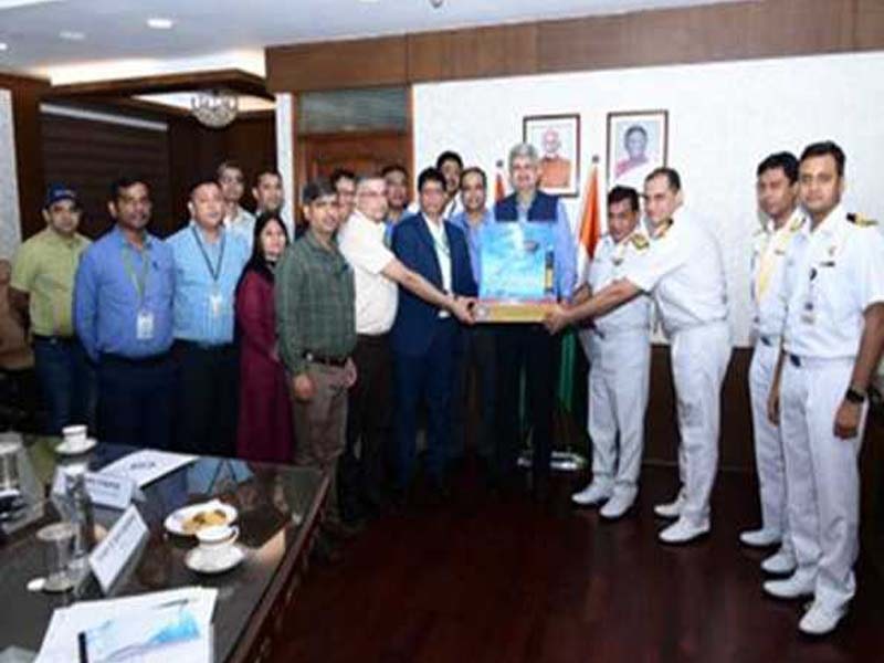 Indian Navy receives Medium Range-Microwave Obscurant Chaff Rocket from DRDO