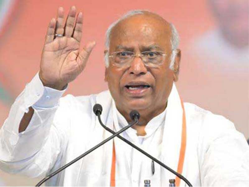 Modi government consistently compromised train security: Kharge