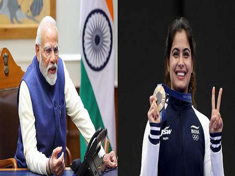 PM Modi recalls Bhaker’s journey from defeat in Tokyo to triumph in Paris.