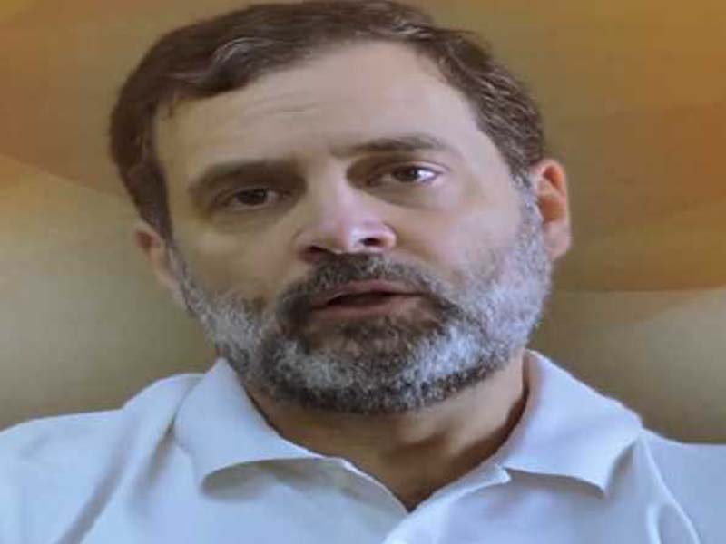 Rahul Gandhi said PM Modi ought to go to Manipur and make a peace plea.