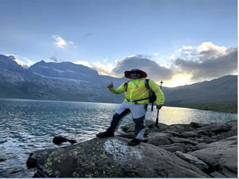 The PPG hiking club is always exploring new places in the mountains of Kashmir.