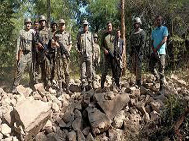 In a Telangana confrontation, Naxal was slain.
