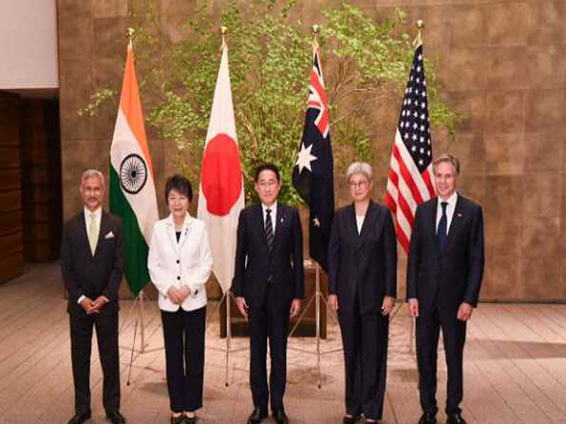 Calls from EAM to the Japanese PM and Quad FMs