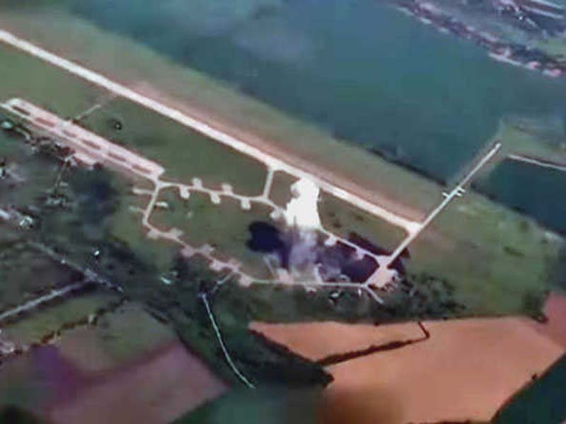Russia claims that a missile attack destroyed five Ukrainian fighter jets.