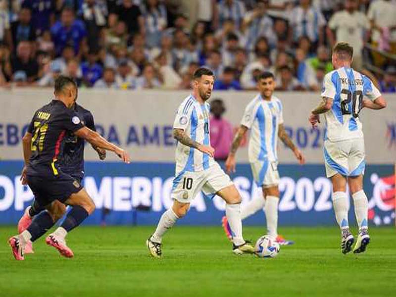 Argentina advanced to the Copa America semifinals by defeating Ecuador on penalties.