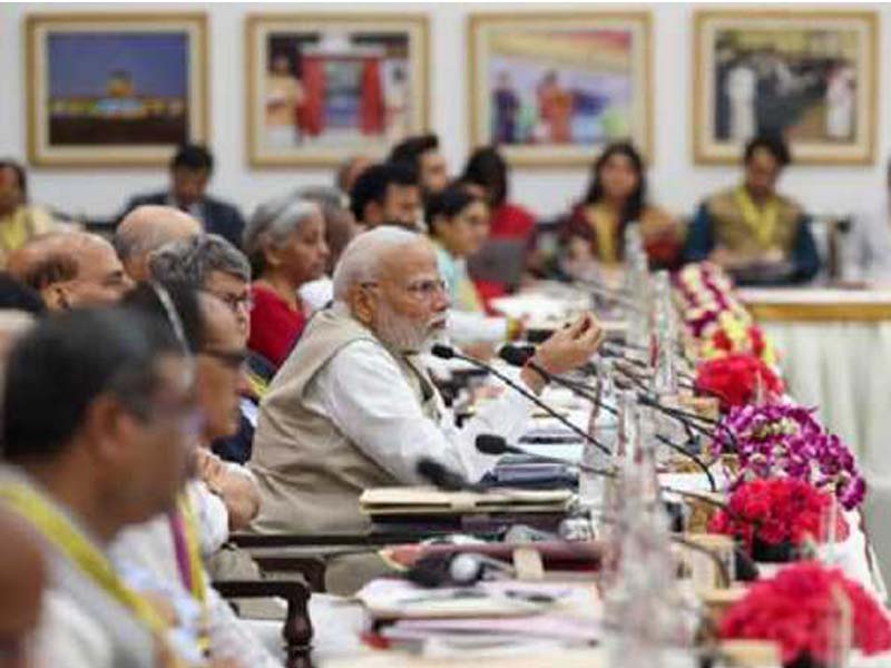PM Modi asks for coordinated efforts from the federal government and the states to establish “Viksit Bharat” by 2047.