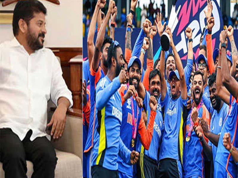 Telangana Chief Minister congratulates India on winning the T20 World Cup.