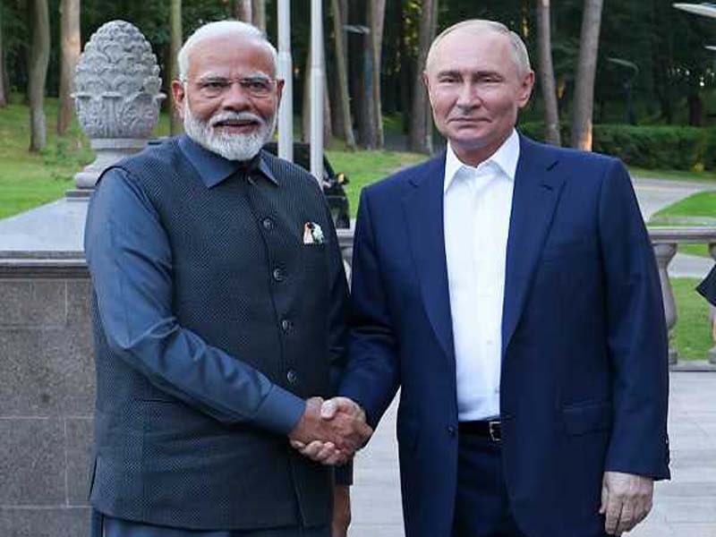 President Putin commends Prime Minister Modi for restoring calm to the lives of Indians.