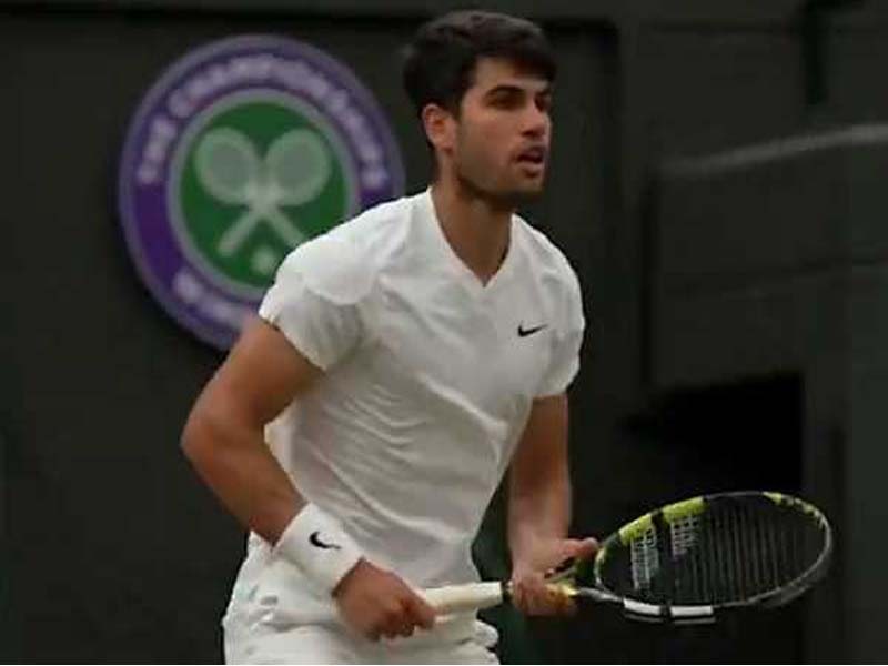 Alcaraz and Medvedev will reunite in the Wimbledon semifinals.