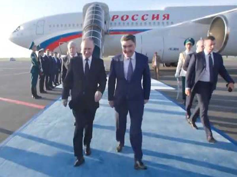 Putin arrives in Astana for the SCO Summit, according to the Kremlin