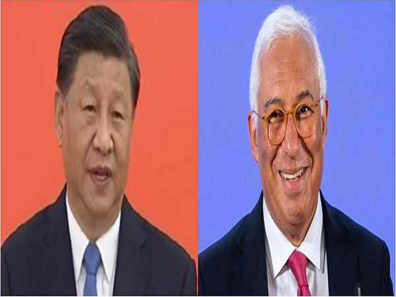 Xi congratulates Antonio Costa on winning the European Council presidency.