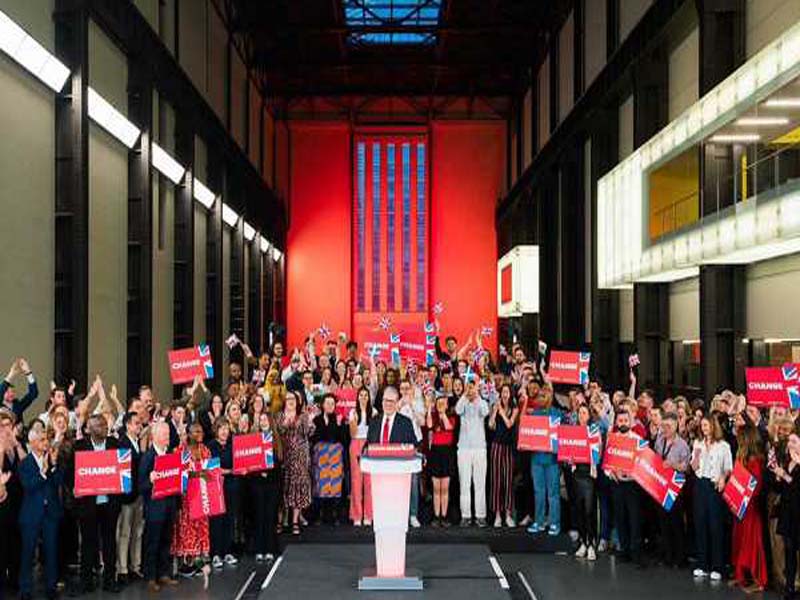 With a parliamentary majority, the UK Labour Party will name Starmer as its next prime minister.