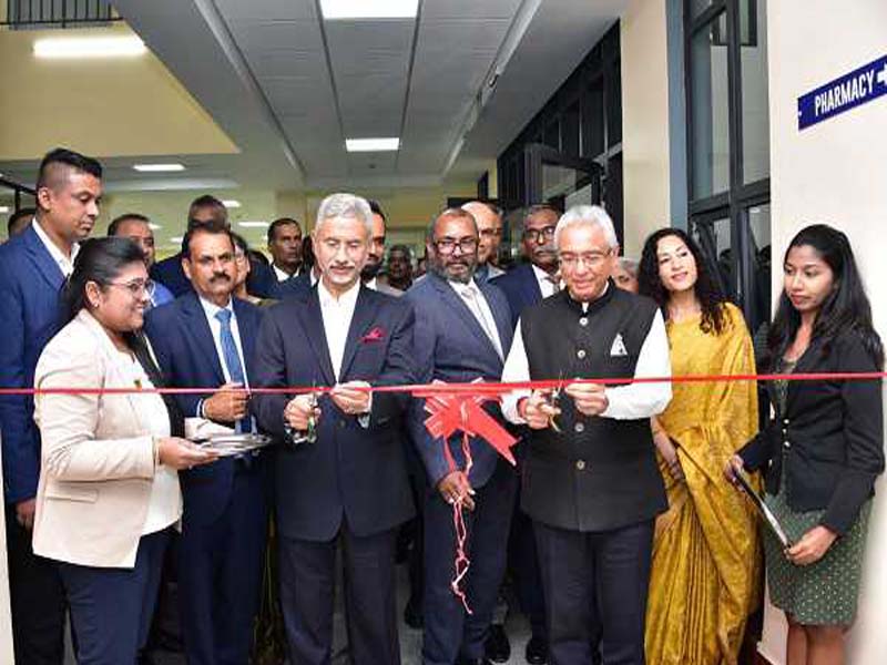 First Jan Aushadi Kendra in Mauritius, India-assisted Mediclinic Project inaugurated by EAM and PM Jugnauth