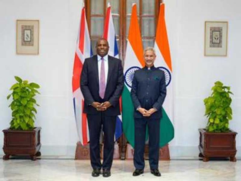 EAM Jaishankar and UK FS Lammy undertake fruitful discussions; a new digital security project is revealed