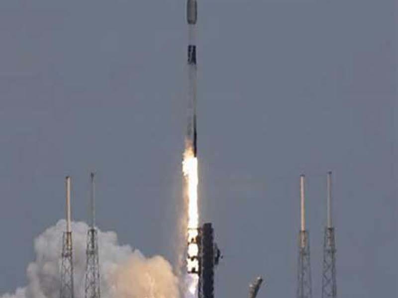 SpaceX deploys twenty internet satellites called Starlink into orbit.