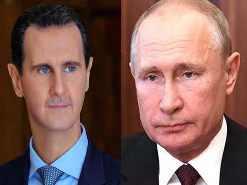 Putin and Syrian President Assad have a meeting in Moscow.