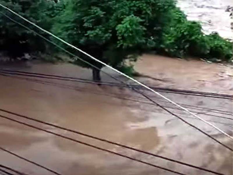 This year, the Hanjiang River in southern China has had five floods.