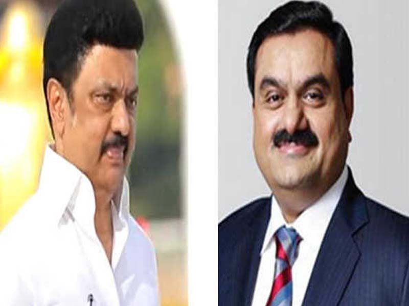 Gautam Adani talks about investment in TN with CM Stalin of TN.