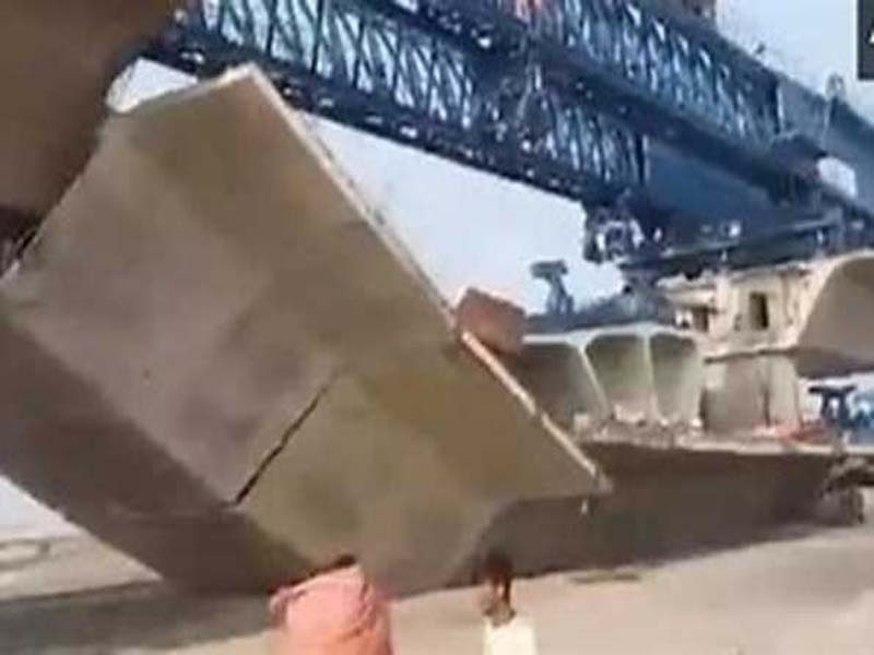 Eight bridges in Bihar fall in 15 days after two additional accidents.