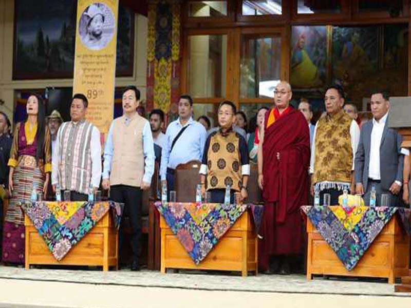 The 89th birthday of the Dalai Lama was observed in Dharamshala