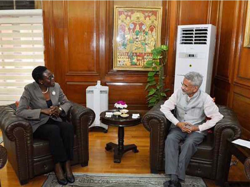 EAM meets with the Speaker of the Tanzanian Parliament and the President of IPU.