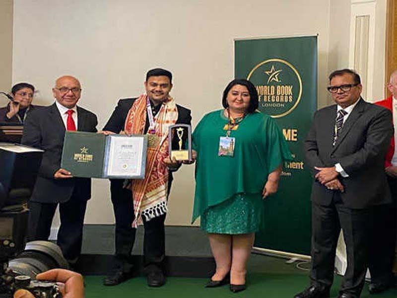 The International Excellence Award is given to Arpit Jagdish Kabra.