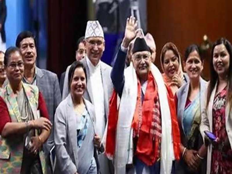 Nepal’s PM, KP Sharma Oli, receives a confidence vote