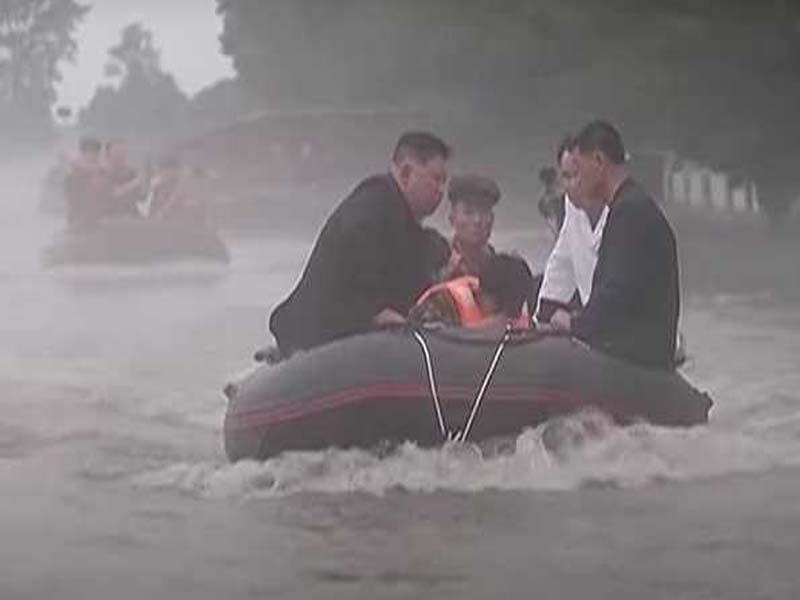 In North Korea, some 300,000 volunteers work to eradicate the consequences of floods: Kim Jong Un