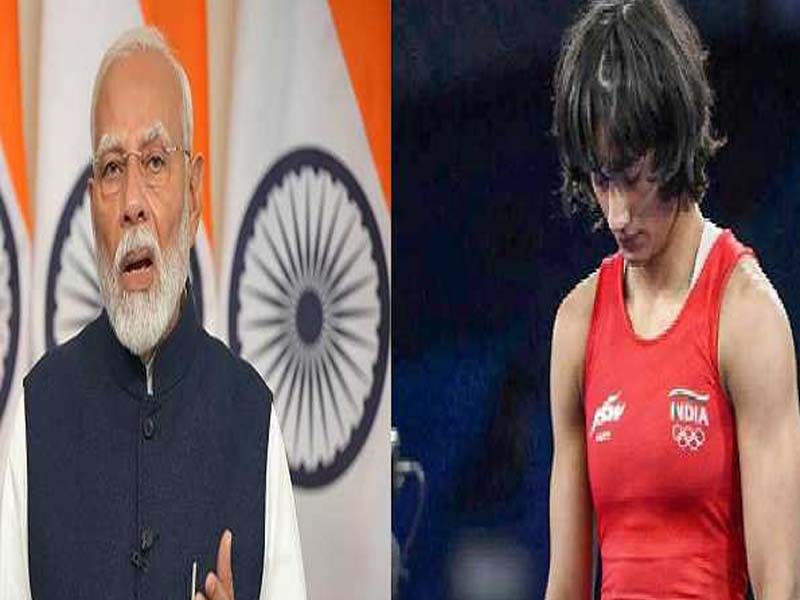 PM and celebs respond to Vinesh Phogat’s Olympic disqualification