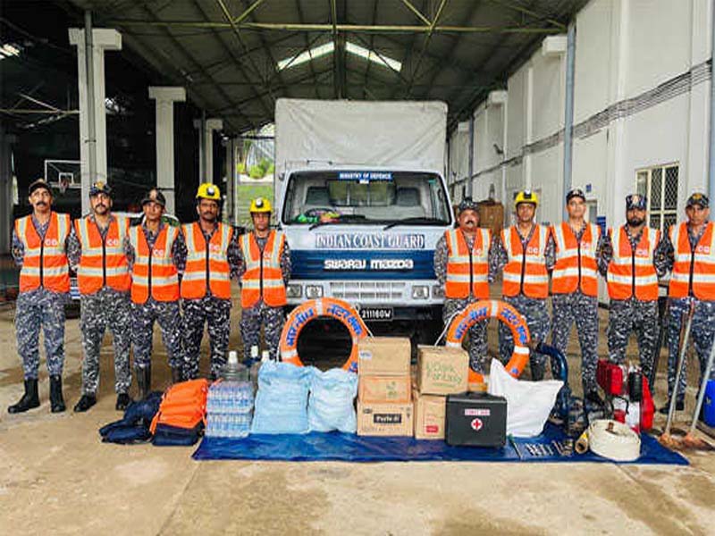 ICG sends Disaster Relief Teams to Wayanad areas devastated by landslides.
