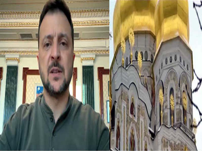 Law outlawing the canonical Ukrainian Orthodox church is signed by Zelenskyy.