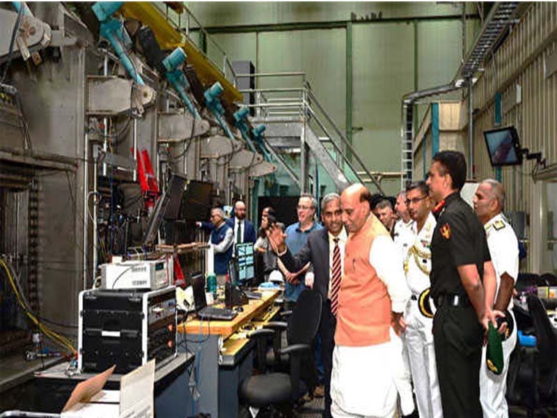 US Naval Surface Warfare Center is visited by Rajnath Singh