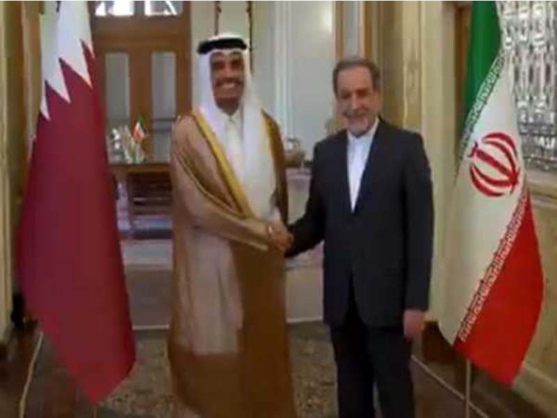 FMs from Qatar and Iran spoke about relations and the Gaza crisis.