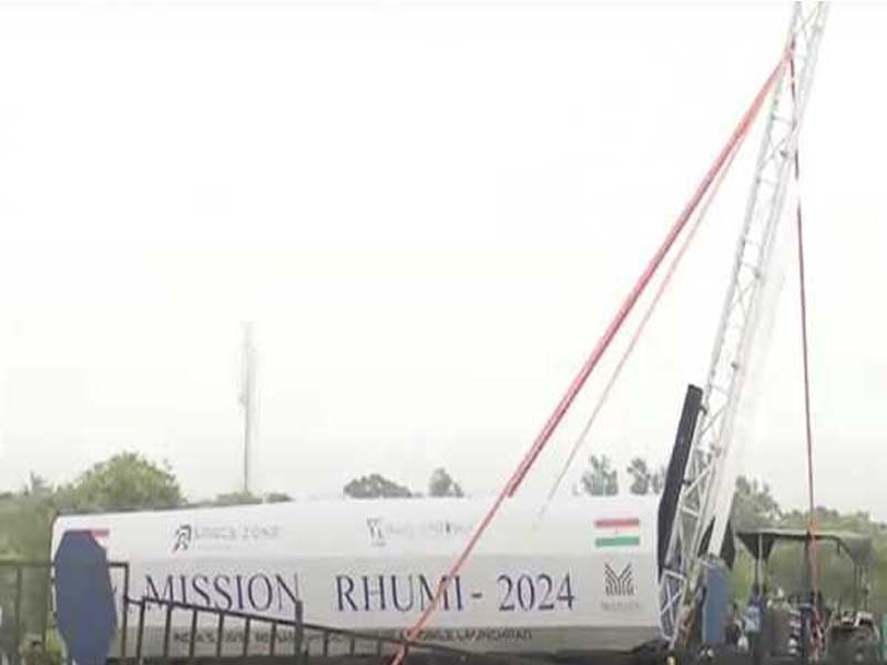 The first successful launch of a reusable hybrid rocket in India