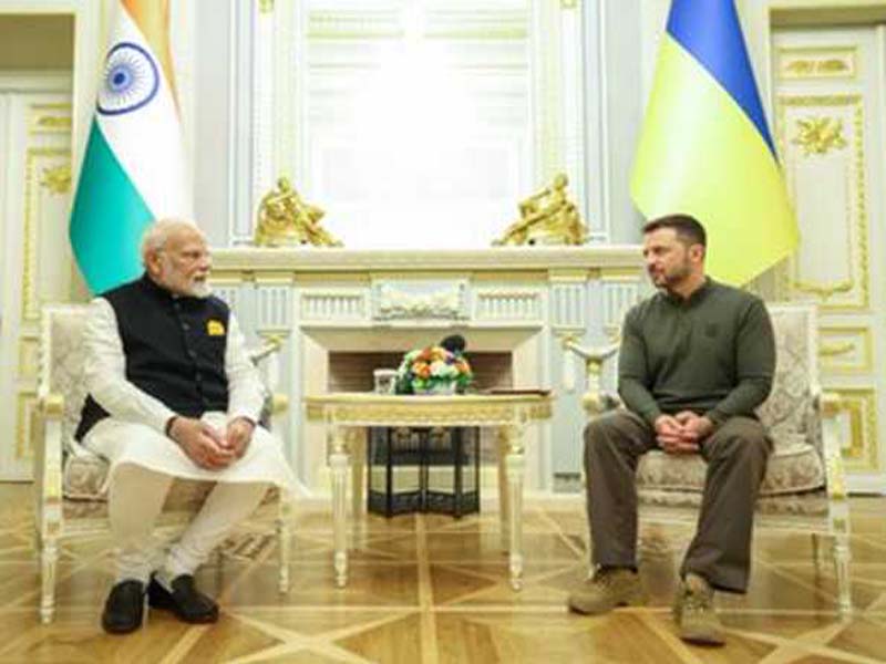 PM Modi addressed Zelenskyy: “India is for peace, dialogue, and diplomacy the only way forward, no time to be lost.”