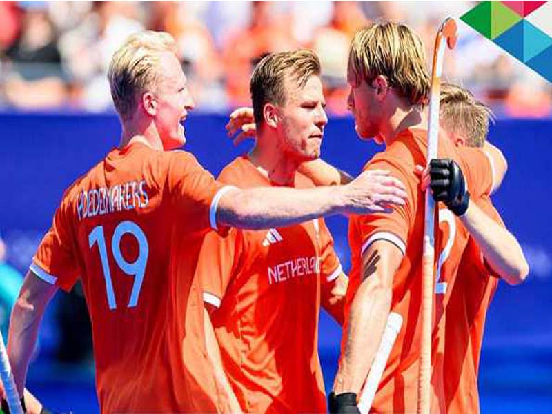 Netherlands wins 4-0 to go to the Olympic hockey final in Paris.