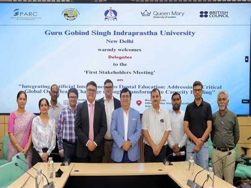 GGSIPU discusses integrating AI with dental education.