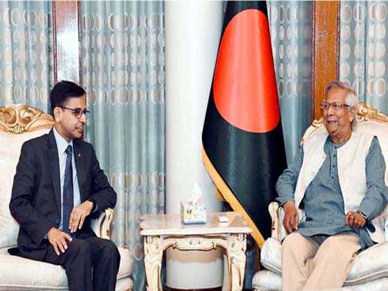 When meeting with Yunus, the Indian High Commissioner expresses worries about the safety of Indian businesses.