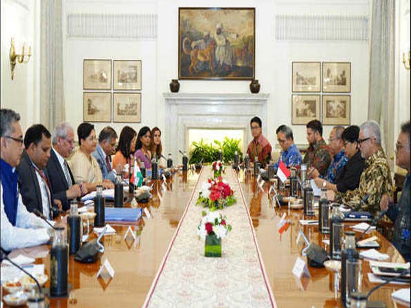During Foreign Office Consultations, India and Indonesia discuss defense, security, and the maritime area.