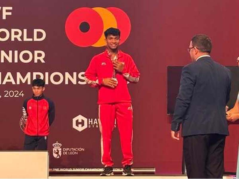 Bronze in Junior Worlds goes to Dhanush Loganathan