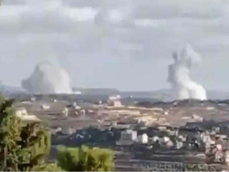 Israel attacks Hezbollah locations in Lebanon with heavy airstrikes